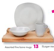 Assorted Fine Bone Mugs