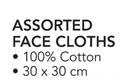 Assorted Face Cloths-For 2