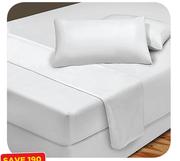 Design Studio King Flat Sheet Hem