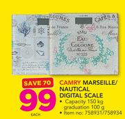 Camry Marseille/Nautical Digital Scale-Each