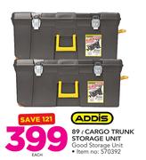 Addis 89L Cargo Trunk Storage Unit-Each
