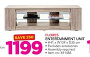 Flores Entertainment Unit Excluding Accessories