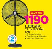 Logik 75cm Pedestal Fan
