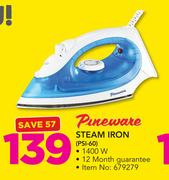 Pineware Steam Iron