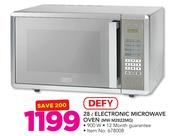 Defy 28L Electronic Microwave Oven