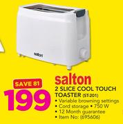 Salton 2 Slice Cool Touch Toaster