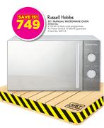 Russell Hobbs 20L Manual Microwave Oven