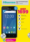 Hisense Dual SIM Smartphone T5 + Including Silver Bluetooth Speaker