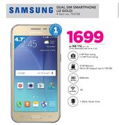 Samsung Dual SIM Smartphone J2 GOLD