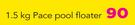 Poolbrite 1.5 Kg Pace Pool Floater