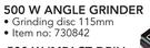 Stramm 500W Angle Grinder
