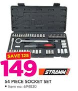 Stramm 54 Piece Socket Set