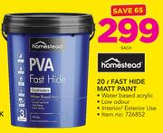 Homestead 20L Fast Hide Matt Paint