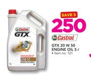 Castrol GTX 20W 50 Engine Oil 5L