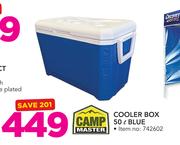 Camp Master 50Ltr Cooler Box Blue