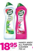 Handy Andy All Purpose Cleaner-750ml Each