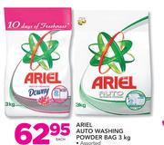 Ariel Auto Washing Powder Bag-3Kg Each