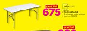 Mainstays 1.22m Folding Table