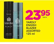 Yardly English Blazer Assorted-125ml Each