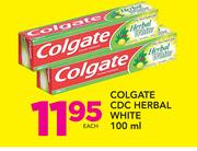 Colgate CDC Herbal White-100ml Each