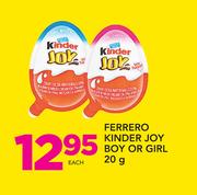Ferrero Kinder Joy Boy Or Girl-20g Each