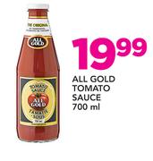 All Gold Tomato Sauce-700ml