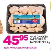 Nam Chicken Party Braai 16 Piece-Per Kg