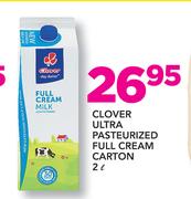 Clover Ultra Pasteurized Full Cream Carton-2L