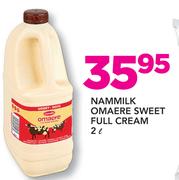 Nammilk Omaere Sweet Full Cream-2L