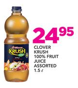Clover Krush 100% Fruit Juice Assorted-1.5L