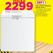 Defy 196Ltr Chest Freezer White DMF507