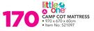 Little One Camp Cot Mattress