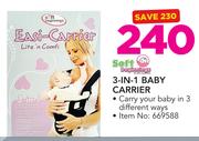 Soft Begining 3 In 1 Baby Carrier