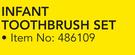Snookums Infant Toothbrush Set