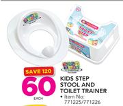 Baby Care Kids Step Stool And Toilet Trainer