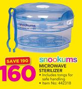 Snookums Microwave Sterlizer Including Tongs