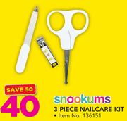 Snookums 3 Piece Nailcare Kit