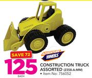 Adventure Wheels Construction Truck Assorted 2358-A MM