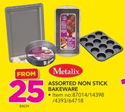 Metalix Assorted Non Stick Bakeware-Each