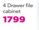 Toolroom Services 4 Drawer File Cabinet