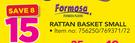 Formosa Rattan Basket Small-Each