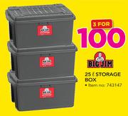 Bigjim 25Ltr Storage Box-For 3