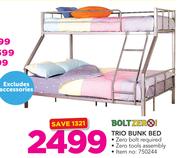Boltzero Trio Bunk Bed Excluding Accessories