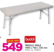 Buddi Tressle Table 1800 x 750 x 725mm