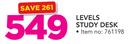 Levels Study Desk