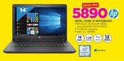 HP 14" Intel Core i3 Notebook