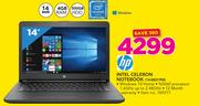 HP 14" Intel Celeron Notebook 14-BS019NI
