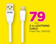 Swiss 2m Lighting Cable-Each