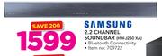 Samsung 2.2 Channel Soundbar HW-J250-XA