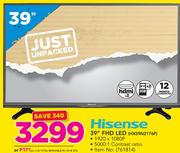 Hisense 39" FHD LED TV HX39N2176F